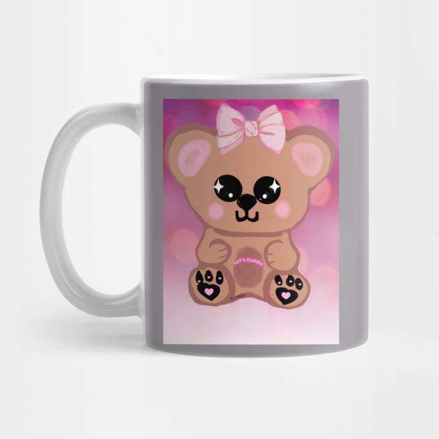 Cuddle Bear by Kristonya Art